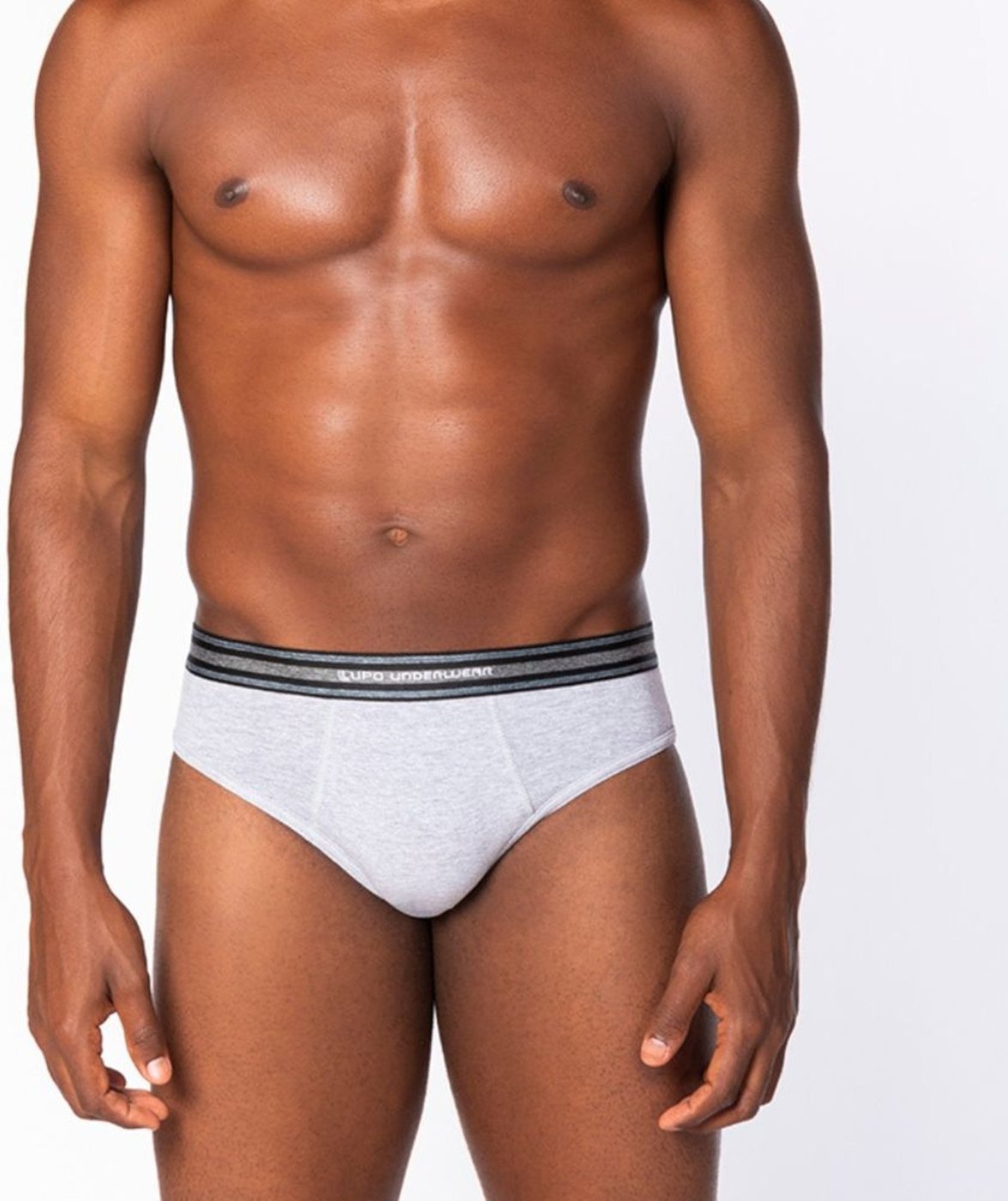 Imagem principal Cueca Lupo Slip Algodão com Elastano cinza Lupo cinza