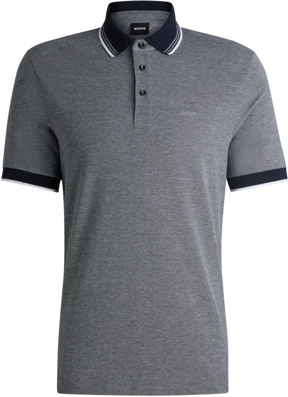 Imagem principal Polo De Algodão Piqué Oxford Com Detalhe De Logo azul azul