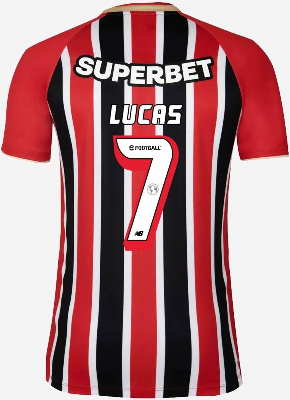 Imagem principal Camisa New Balance São Paulo II 2025 7 Lucas branco New Balance branco