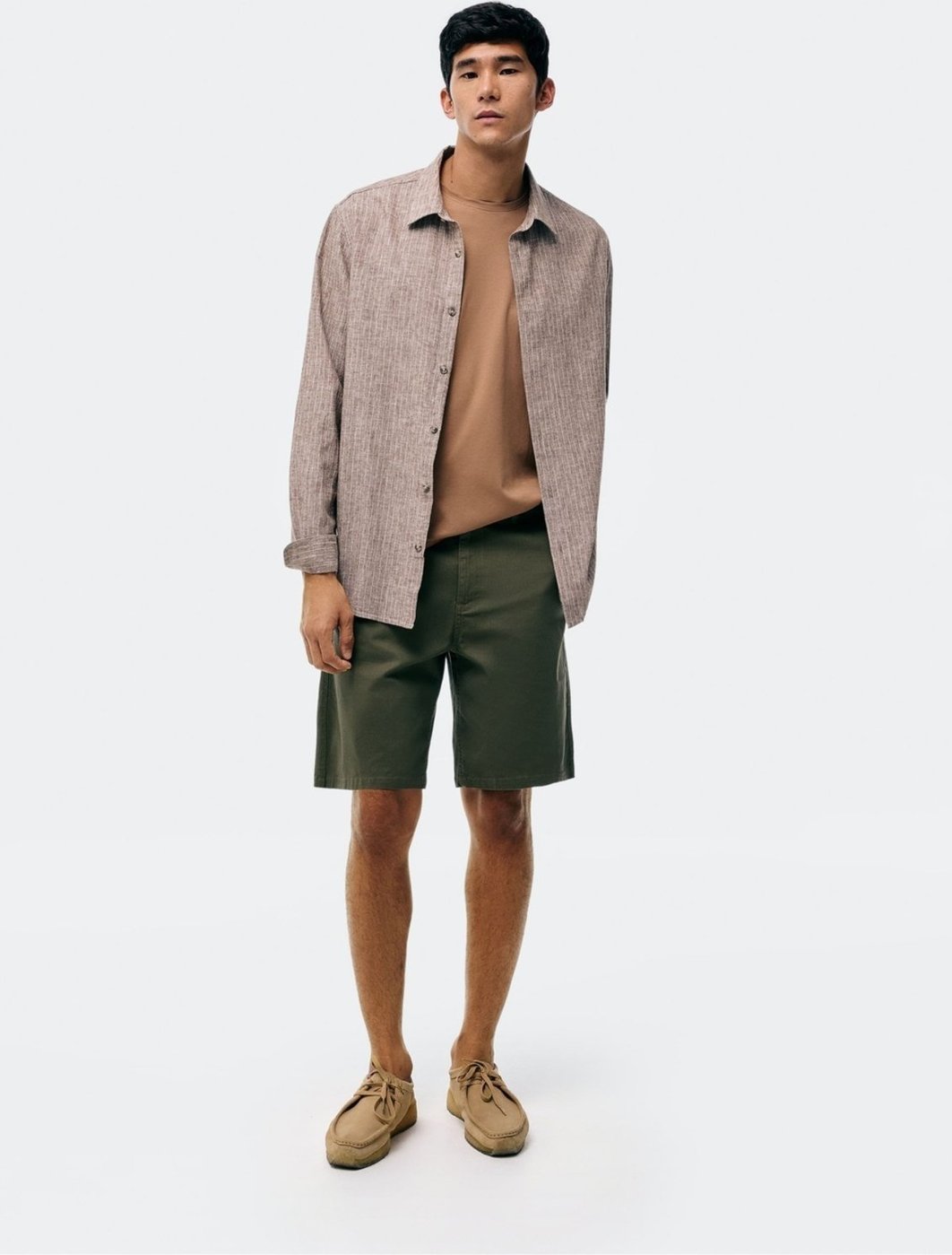 Imagem principal Bermuda Masculina Reta Em Sarja Hering verde Hering verde