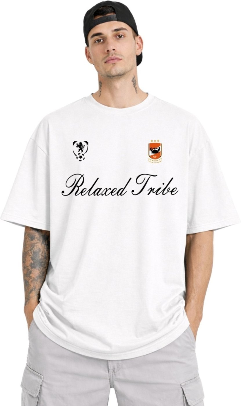 Imagem principal Camiseta Oversized de Algodão Masculina Ideal para Academia e Esportes Gola Redonda Estampas Relaxado preto Relaxado preto