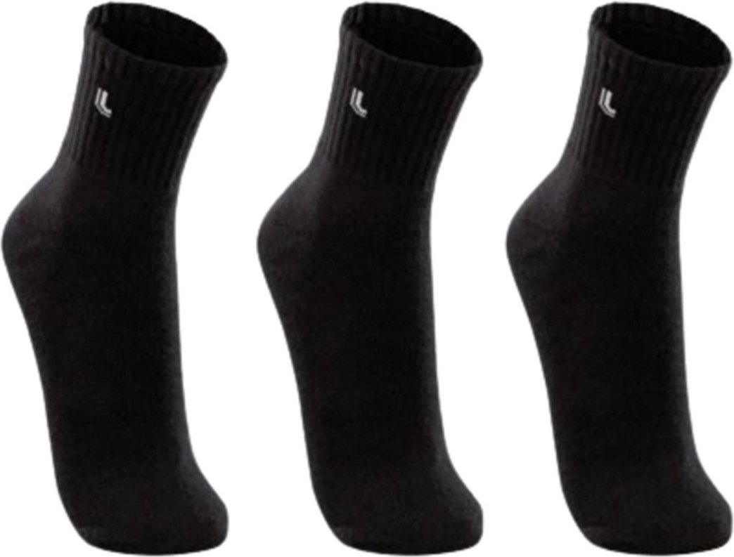 Kit 3 Pares de Meias Cano Médio Esportiva Walk Lupo