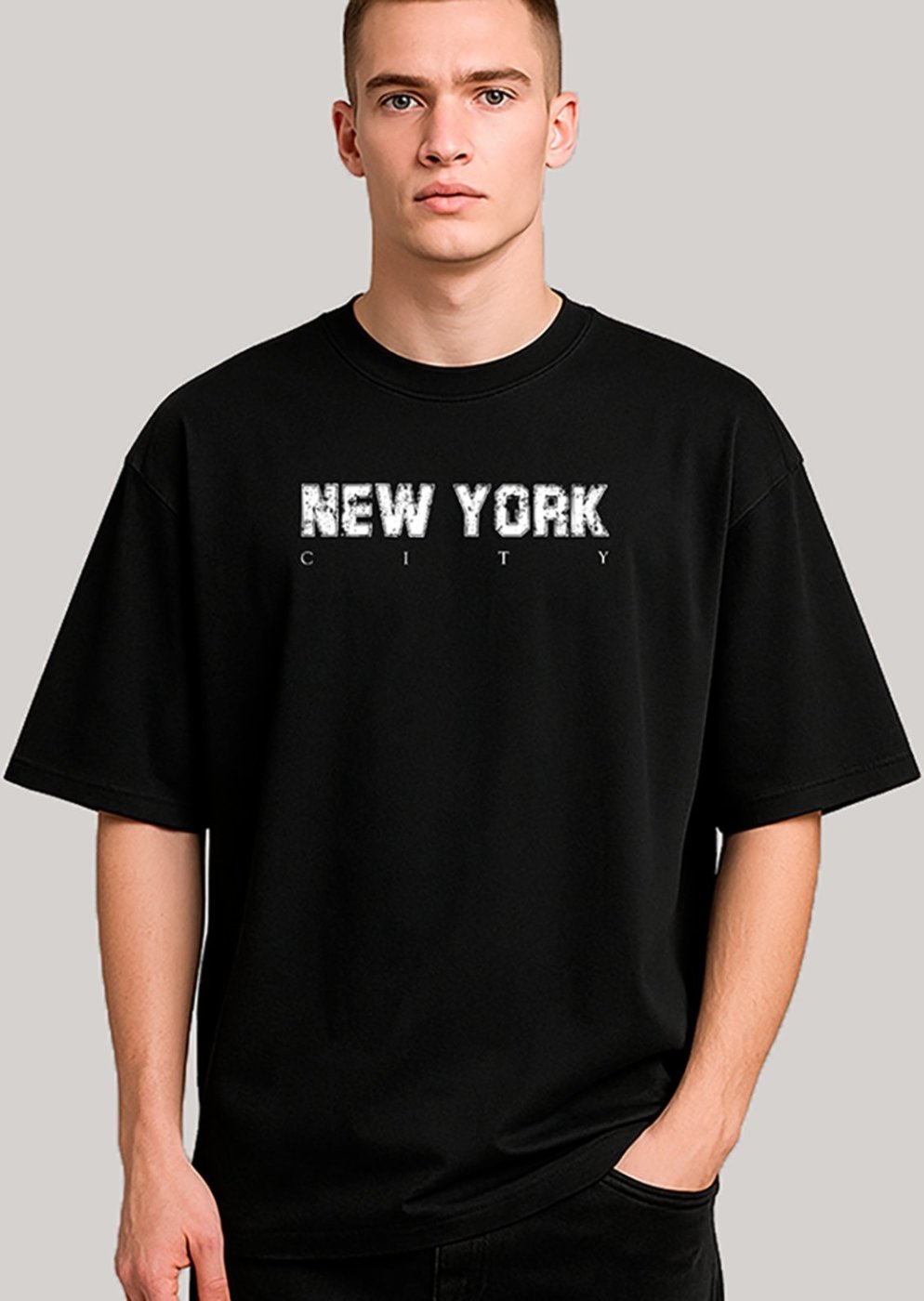 Imagem principal Camiseta Ousy New York City Oversized Unissex preto ousy preto
