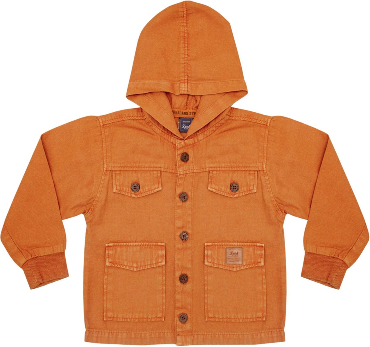Imagem principal Infantil - Jaqueta Look Jeans Parka Sarja Ferrugem caramelo Look Jeans caramelo