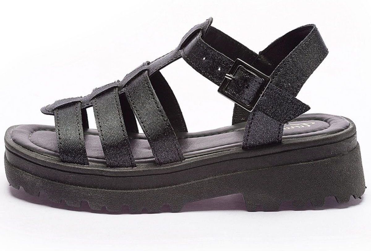 Imagem principal Infantil - Sandália Feminina Tininha Fisherman preto Tininha preto