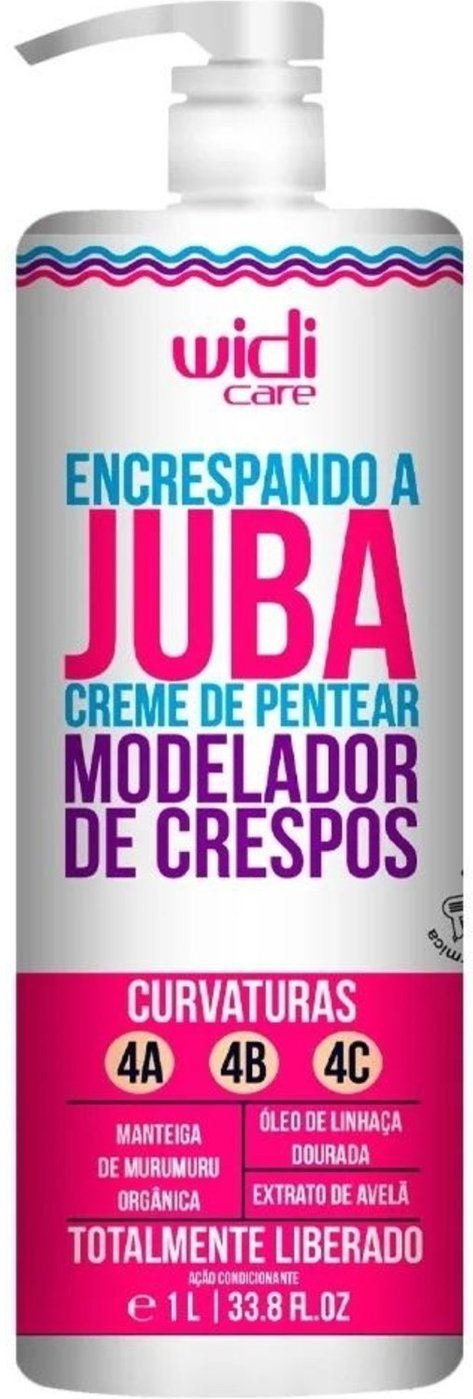 Imagem principal Encrespando A Juba Creme De Pentear Cachos Hidratante 1 Litro Widi care incolor Widi care incolor