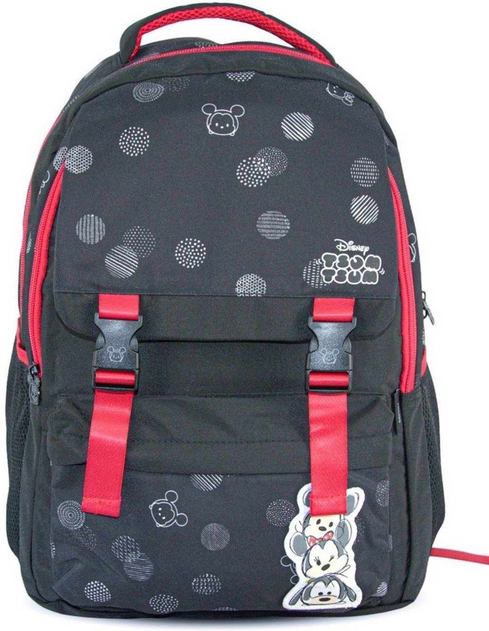 Imagem principal Infantil - Mochila Escolar Mickey Mouse Disney Feminina Reforçada preto/vermelho Disney preto/vermelho
