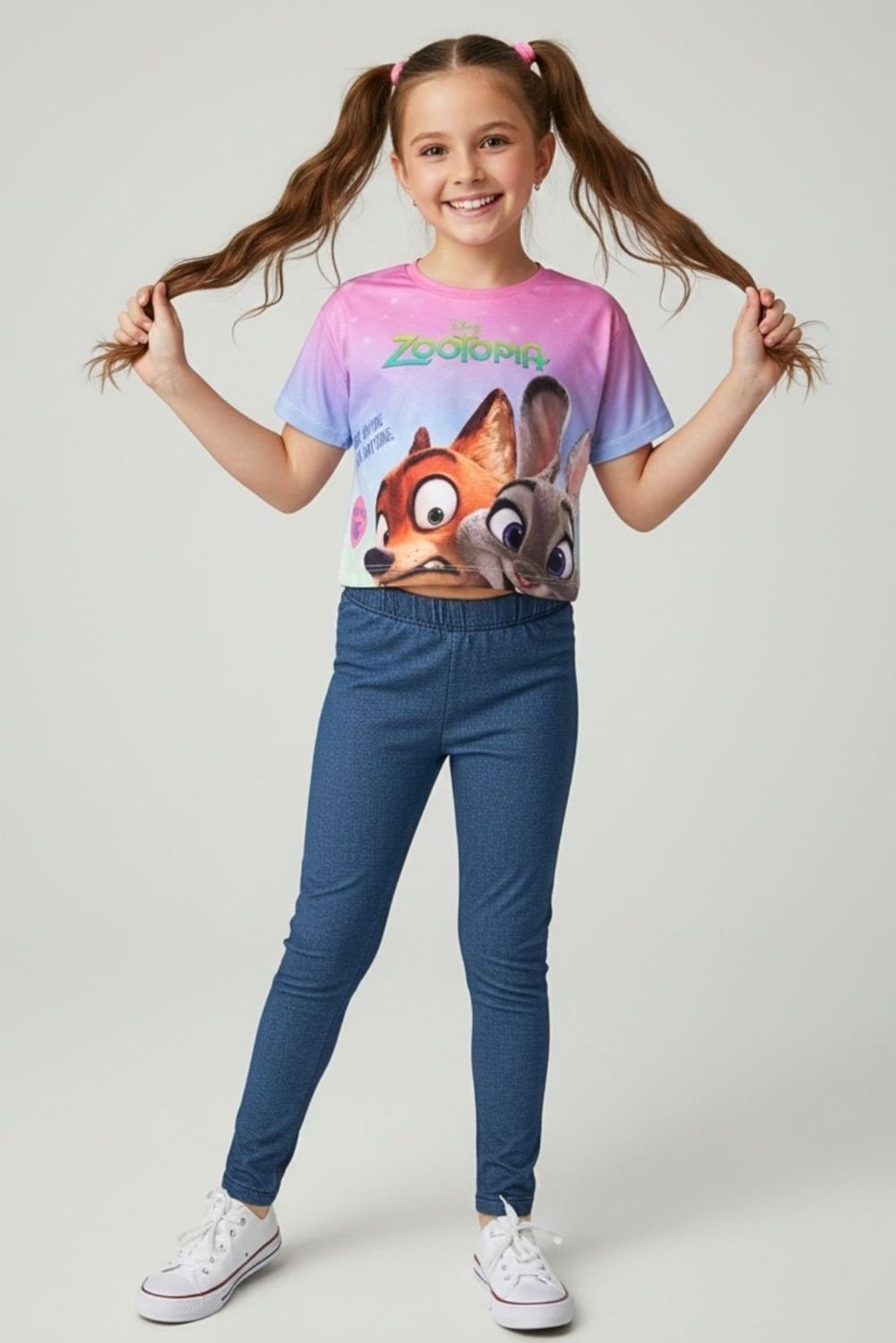 Imagem principal Infantil - Camiseta Disney Feminina Zootopia Box rosa Disney rosa