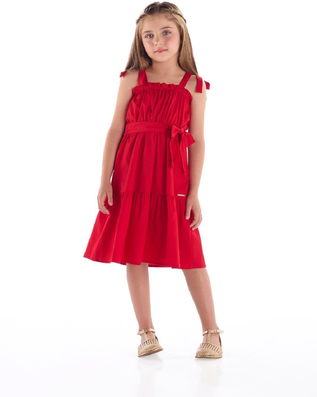 Infantil - Vestido em Tricoline Quimby