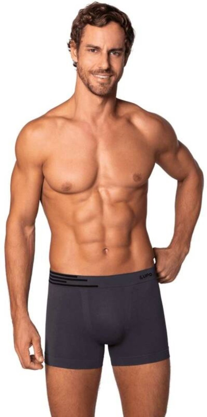 Imagem principal Cueca Lupo Boxer Am Microfibra - Masculina preto Lupo preto