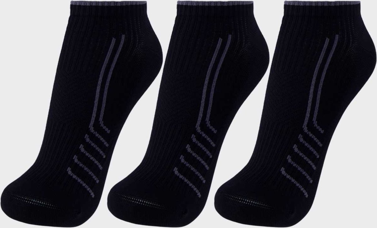 Kit Meia Lupo Sport Roma Cano Curto 3 Pares Preta