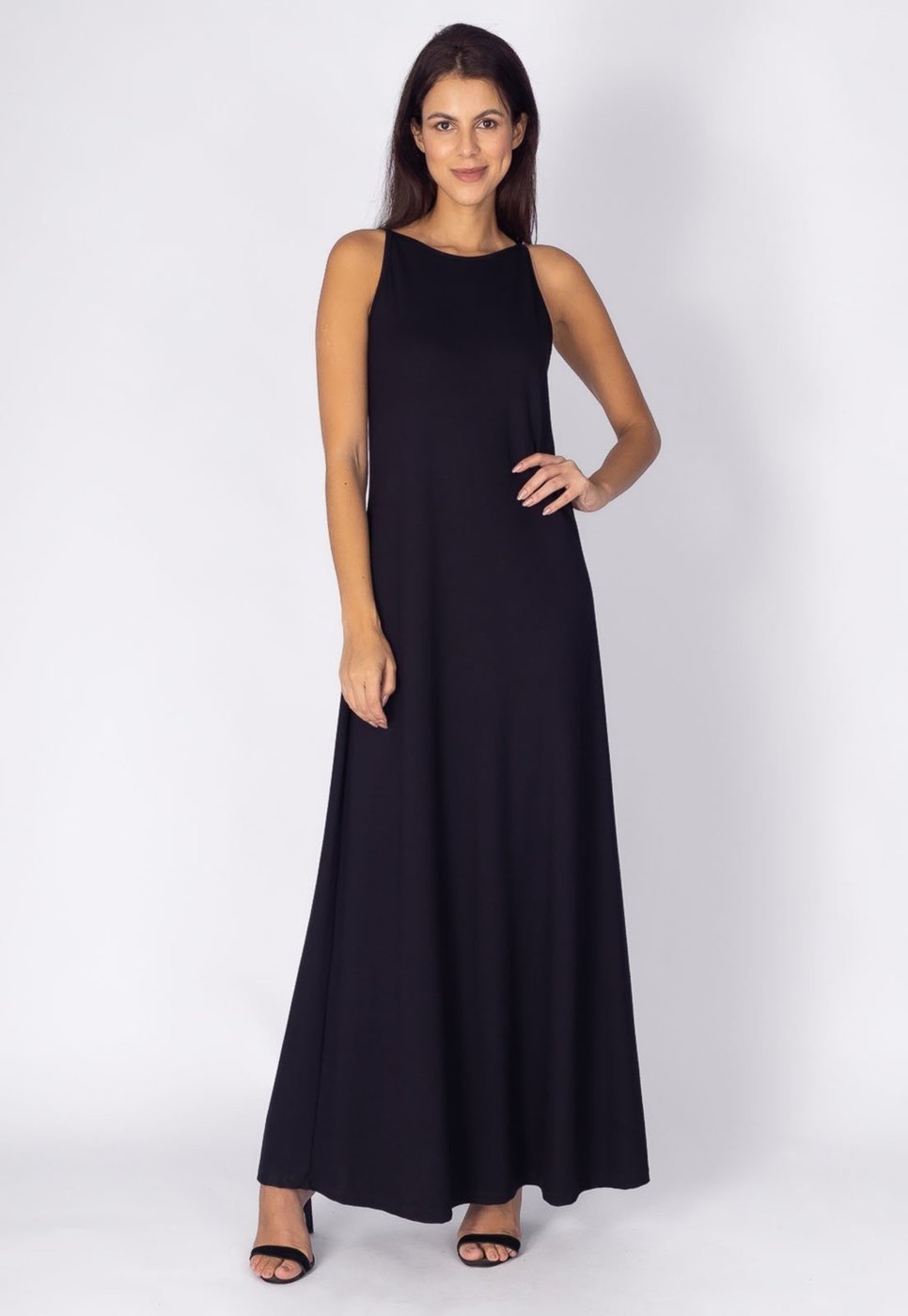 Vestido Longo Amazonia Vital Malha Trapézio