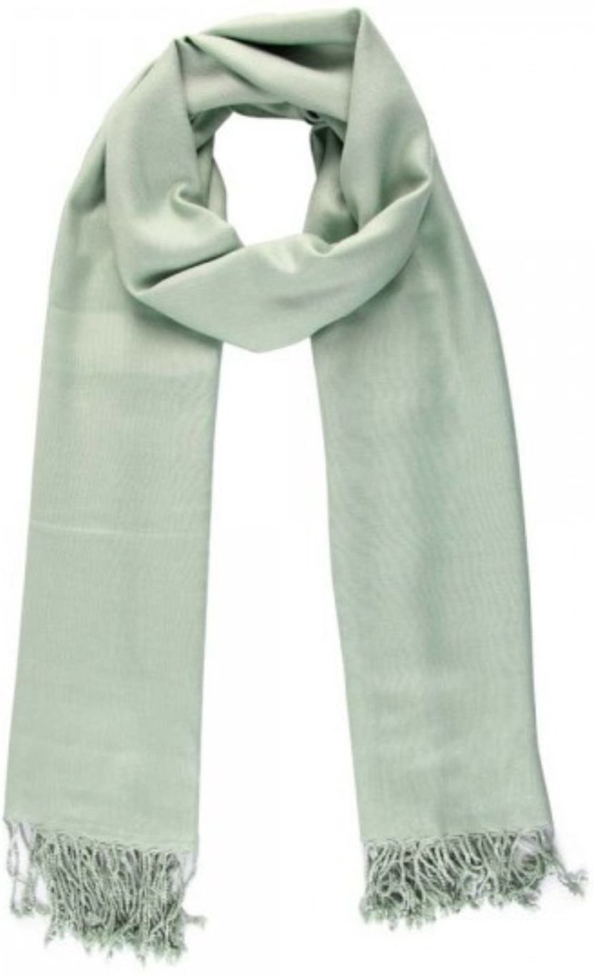 Pashmina Via Lessa Santiago Liso em Viscose Claro