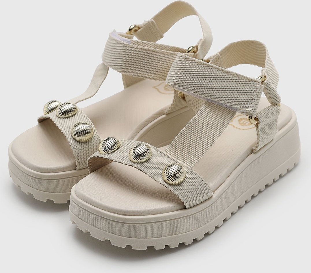 Imagem principal Infantil - Sandália Molekinha Tiras Metalizada Off White off-white white MOLEKINHA off-white white