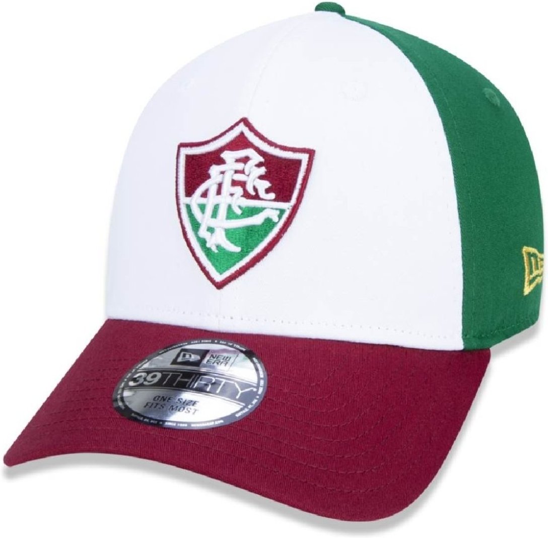Boné New Era 39thirty Fluminense Branco/Verde