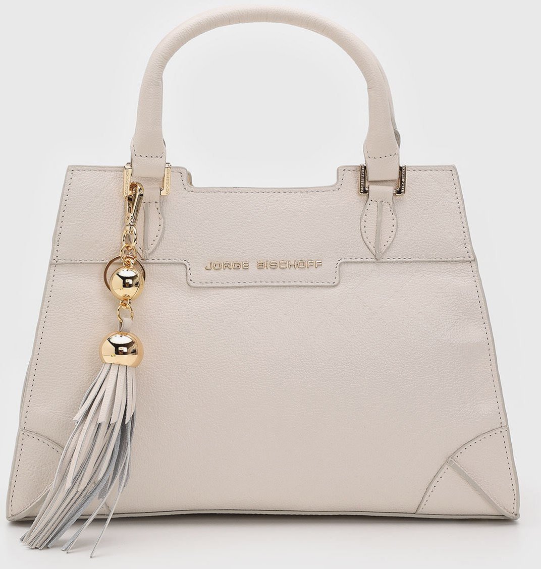 Imagem principal Bolsa Feminina Jorge Bischoff Grande Texturizada Off-White off-white white off-white white