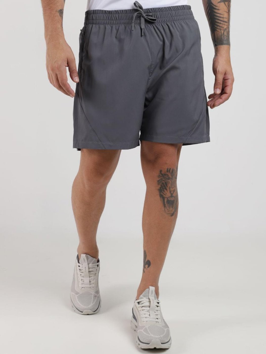 Imagem principal Bermuda Cos Elástico Masculina CHUMBO DZero cinza DZero cinza