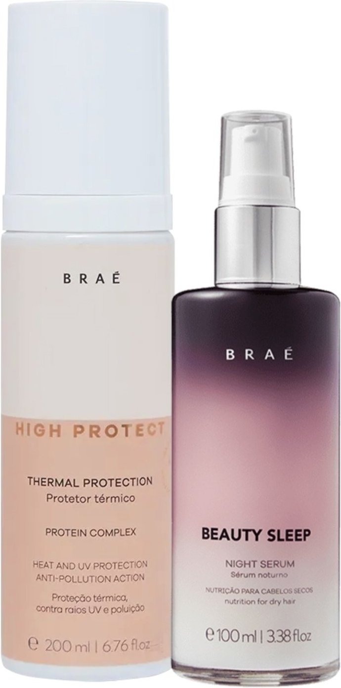 Imagem principal Kit Braé High Protect Thermal Protection e Beauty Sleep Night (2 produtos) multicolorido BRAÉ multicolorido