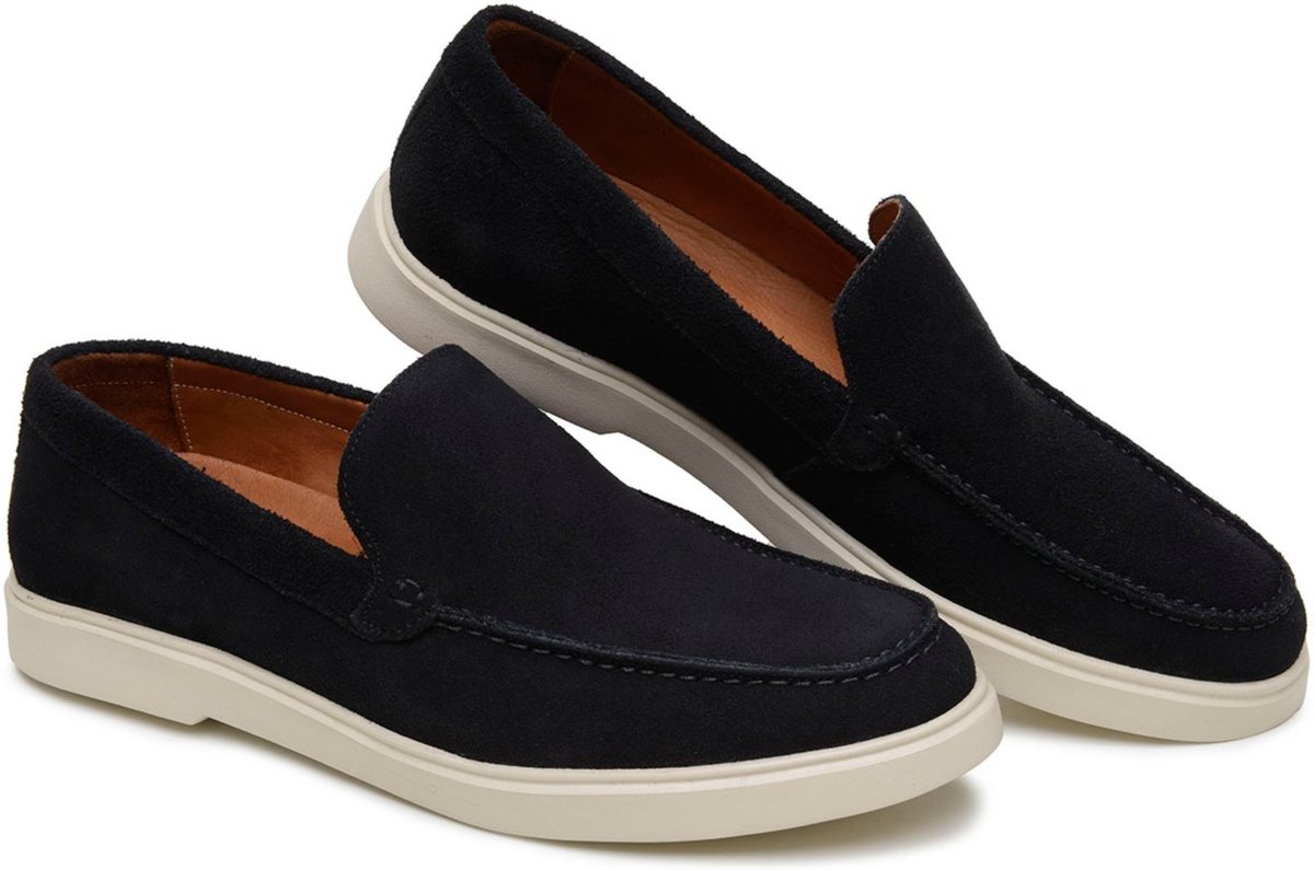 Imagem principal Sapato Casual Masculini Anna Andrade Dockside Slip On Camurça Couro Drive Conforto preto Anna Andrade preto