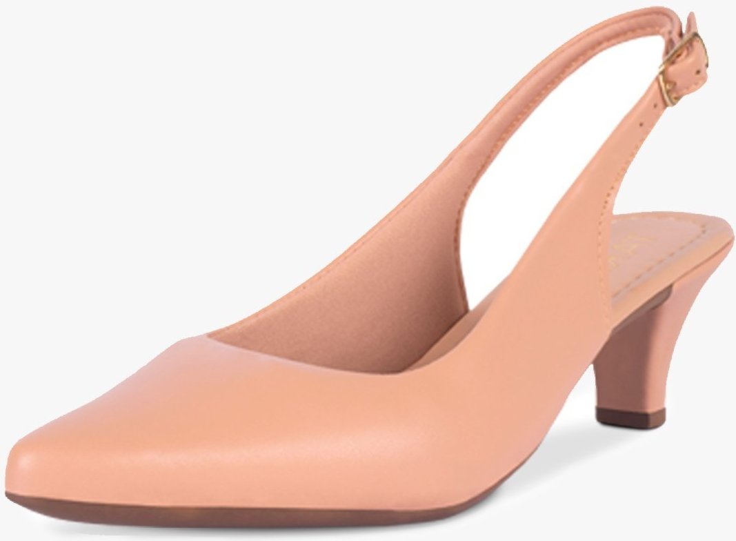 Imagem principal Scarpin Slingback Feminino Takata Salto Baixo Fino Sapato Casual Clássico Sintético TAKATA BY RAFAEL TAKATA preto TAKATA BY RAFAEL TAKATA preto