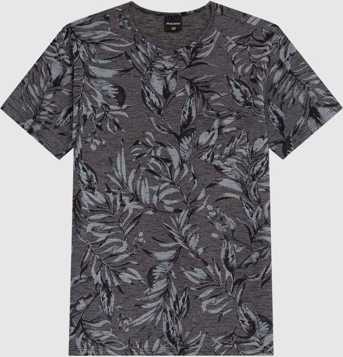 Imagem principal Camiseta Masculina Slim Estampada Bolso Frontal Em Malha Fio A Fio Malwee laranja Malwee laranja