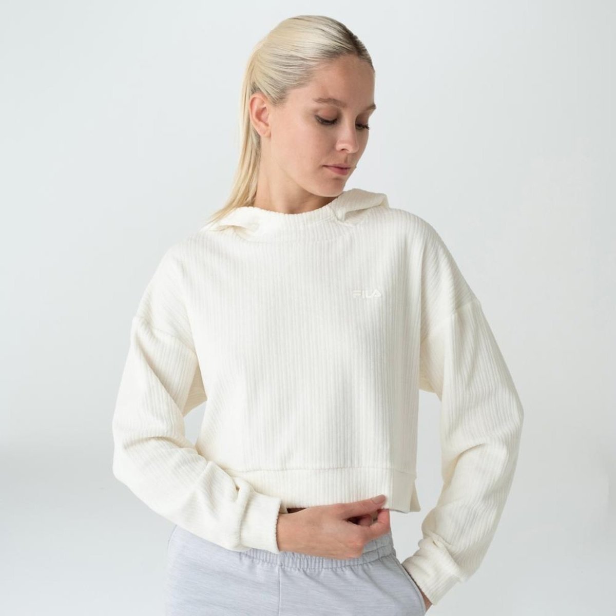 Imagem principal Casaco Com Capuz Fila Woof Feminino incolor Fila incolor