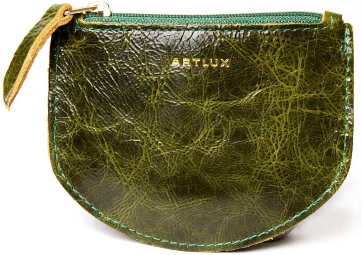 Imagem principal Porta Moedas em Couro Artlux Escuro 3065 Artlux verde