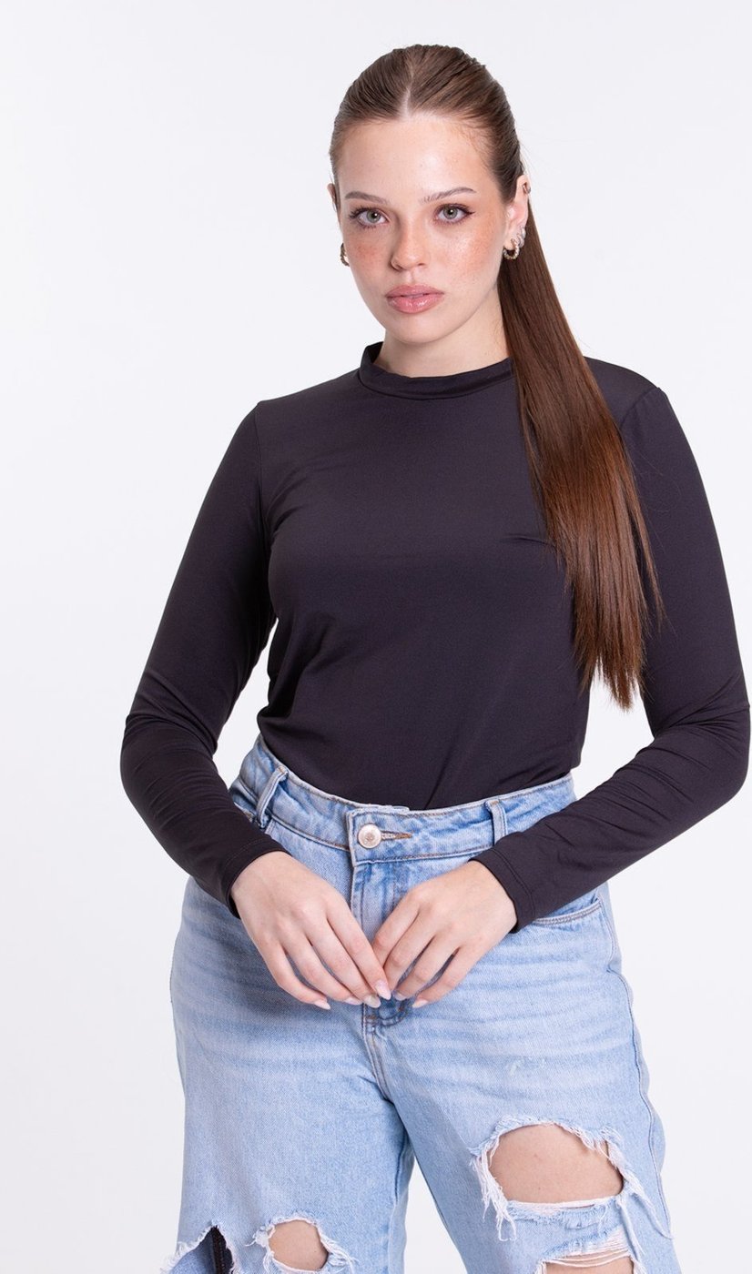 Imagem principal Infantil - Camiseta Adulto Gola Térmico UV50+ VIDA COSTEIRA preto VIDA COSTEIRA preto