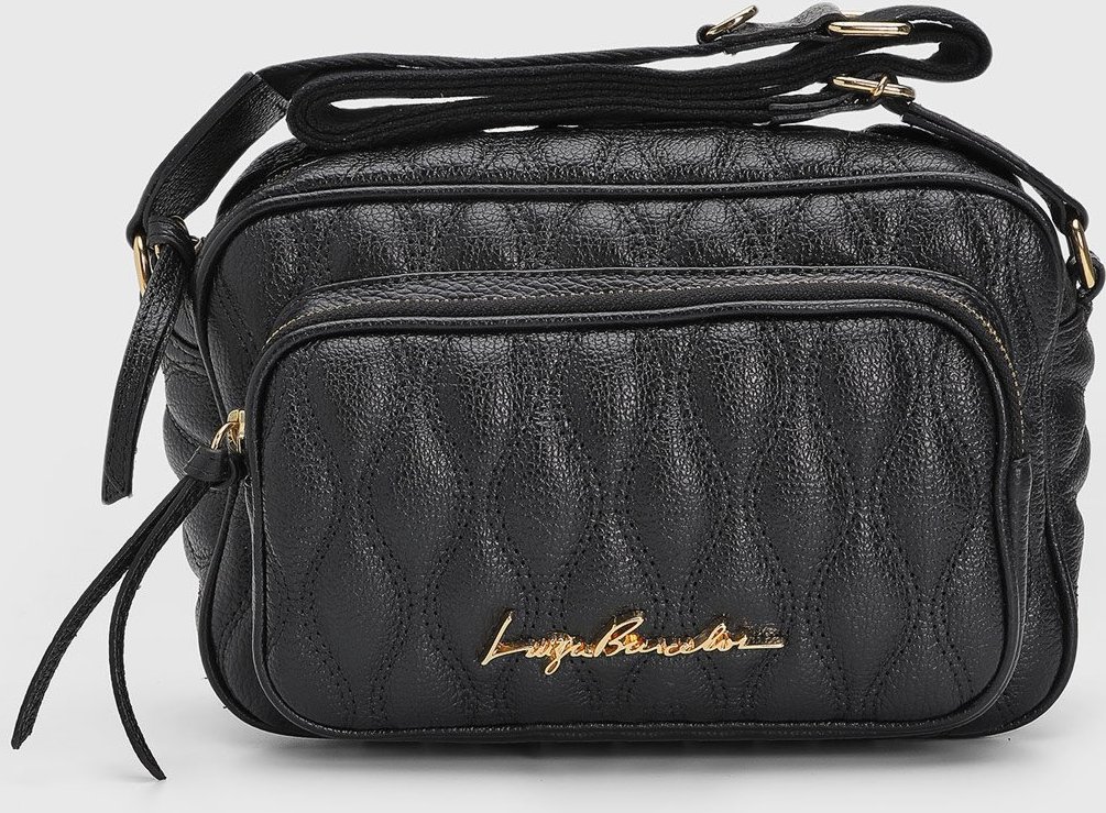 Imagem principal Bolsa Média Feminina Luiza Barcelos Matelassê Preta preto Luiza Barcelos preto