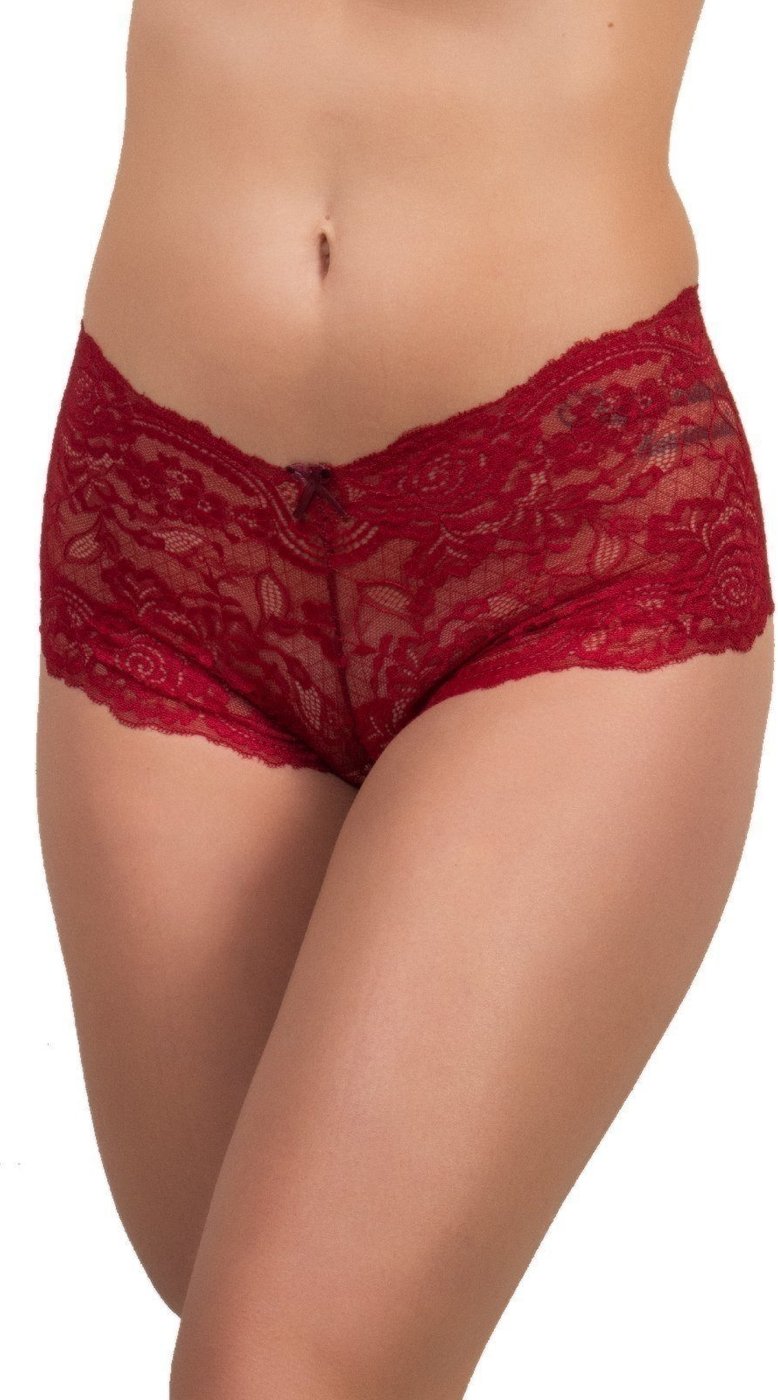 Imagem principal Kit 5 Calcinha Feminina WLS Modas Lingerie Sexy Renda Caleçon multicolorido WLS Modas multicolorido