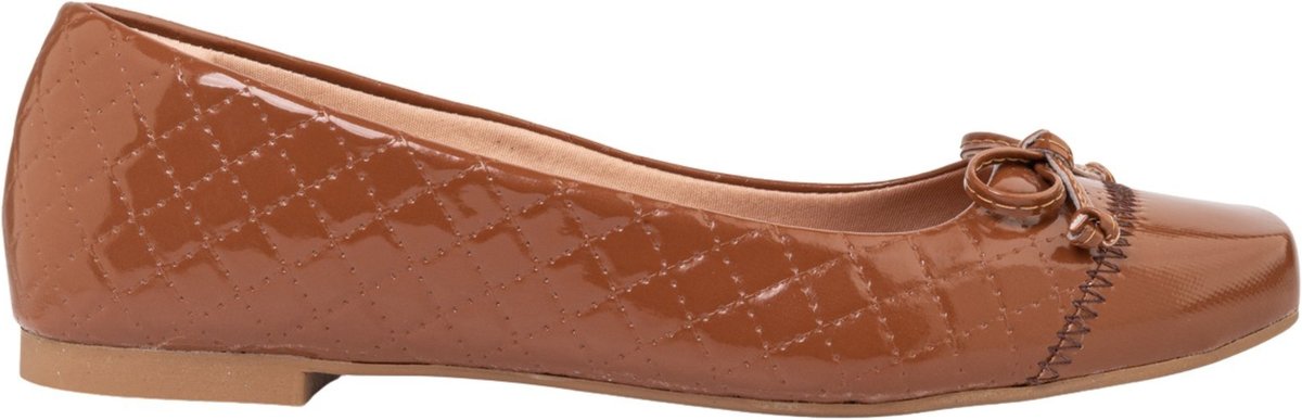 Sapatilha Feminina Bico Quadrado Bailarina Loafer Confortável Via Angel 79.01