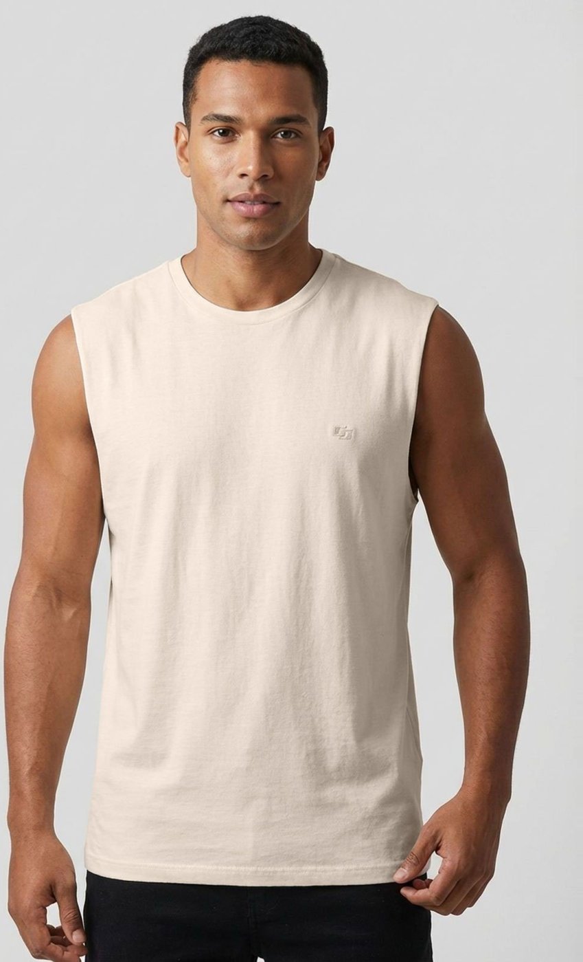 Imagem principal Regata Masculina Colcci Gola Careca bege Colcci bege