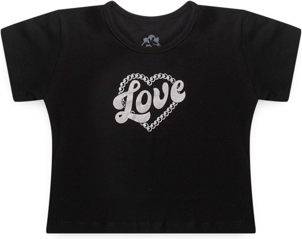 Infantil - Conjunto para Menina Cropped Love