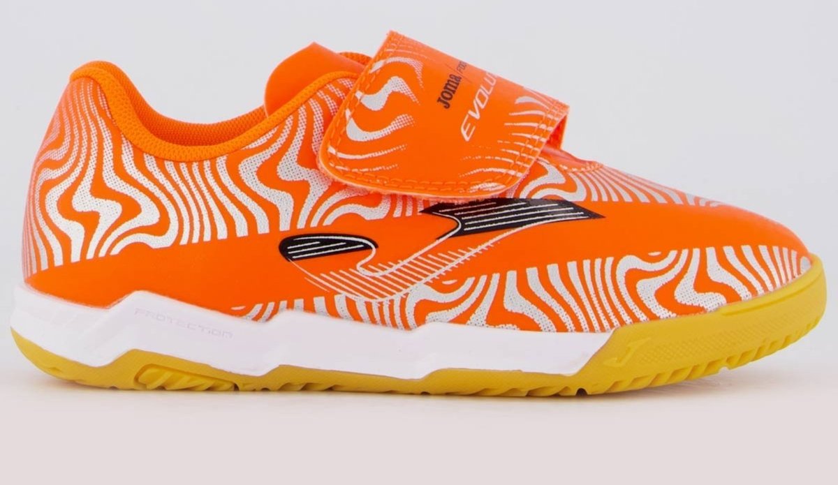 Imagem principal Chuteira Joma Evolution Futsal Juvenil e Prata laranja Joma laranja