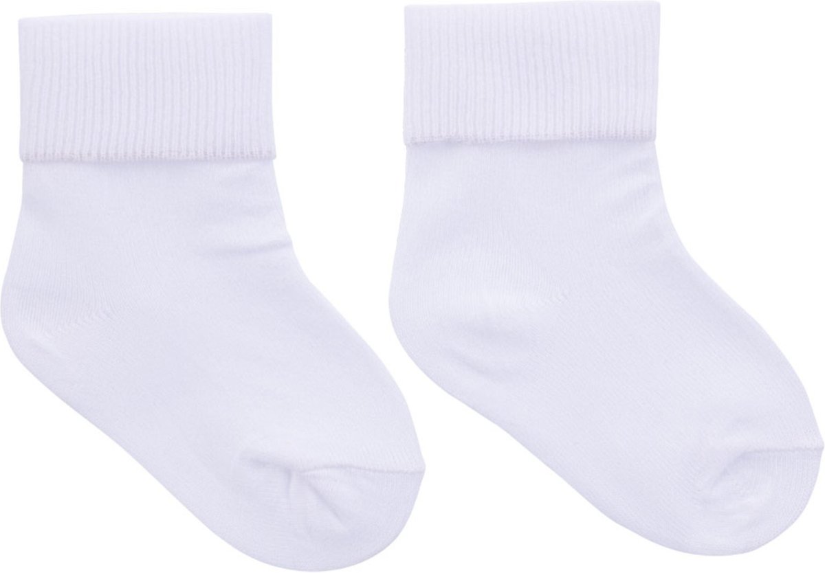 Meia de Festa Branca Lisa Menino 21-25 Pimpolho