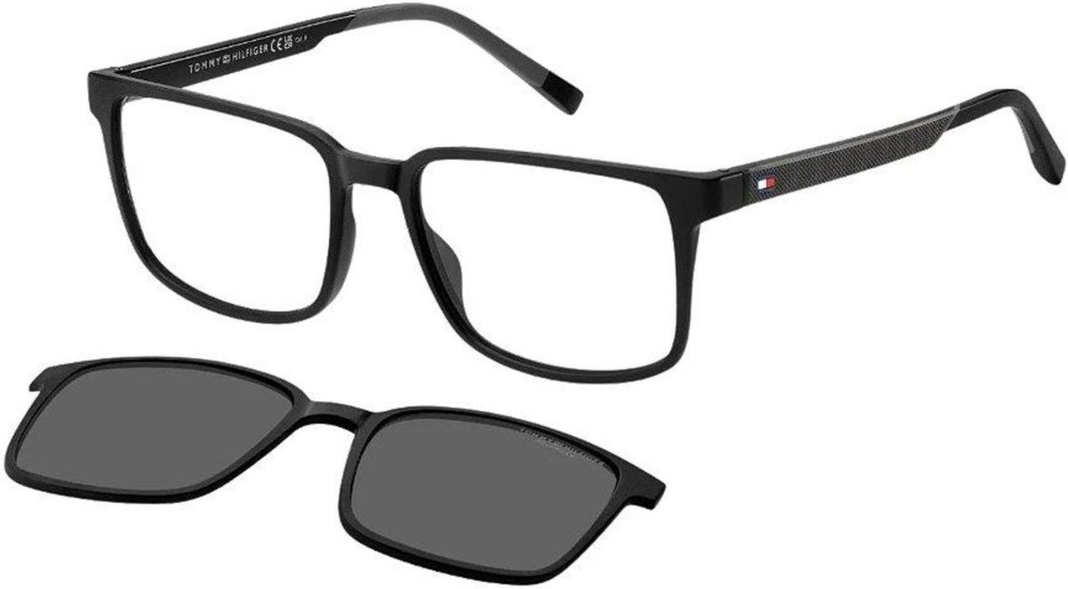 Imagem principal Óculos de Sol Tommy Hilfiger 2145 Clip-On Preto Lente Cinza incolor Tommy Hilfiger incolor