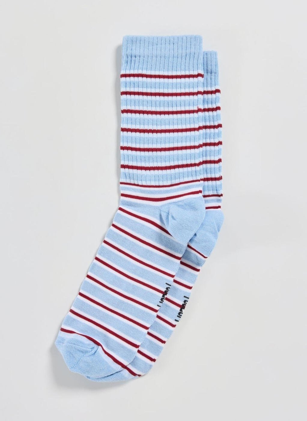 Meia Listras Vermelhas E Brancas