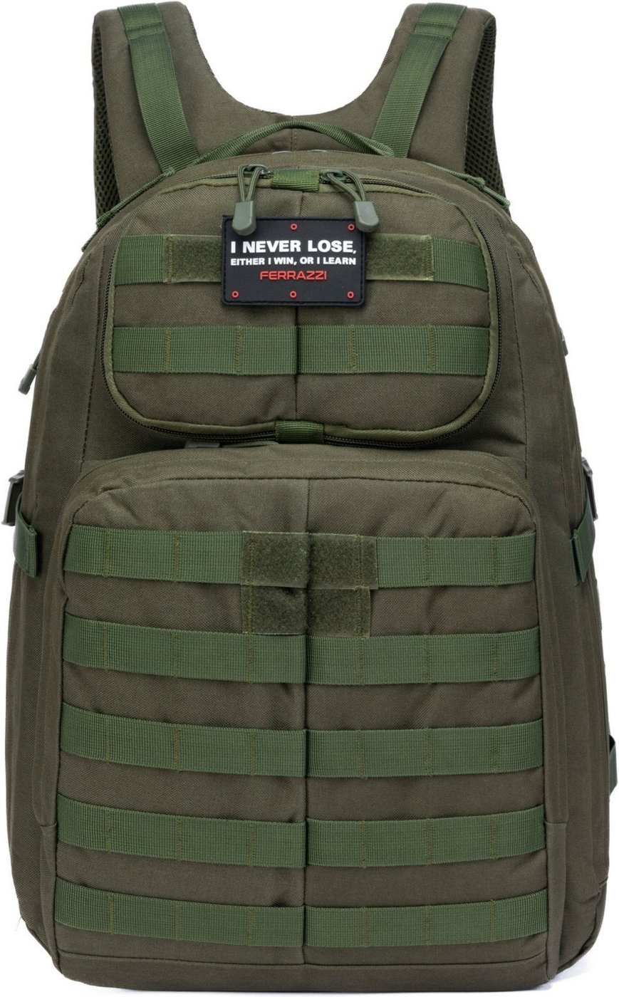 Imagem principal Mochila Viagem Notebook Camping Resistente Bolsa Tática Militar Ferrazzi verde militar Ferrazzi verde militar
