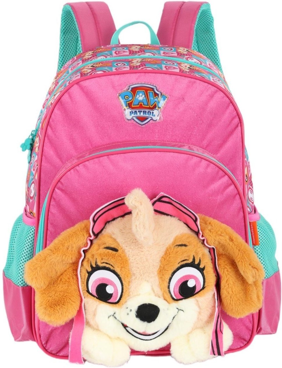 Imagem principal Infantil - Mochila de Costas Média Pelucia Patrulha Canina Luxcel rosa Luxcel rosa