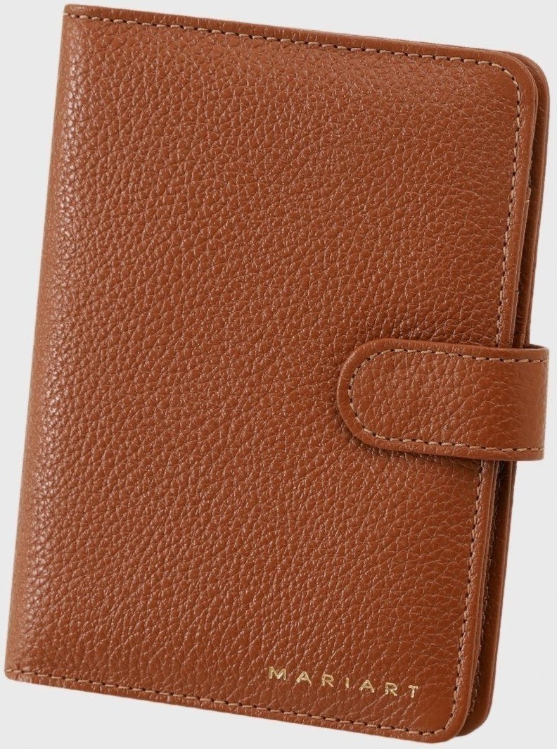 Porta-Passaporte Couro Mariart 741 Camel