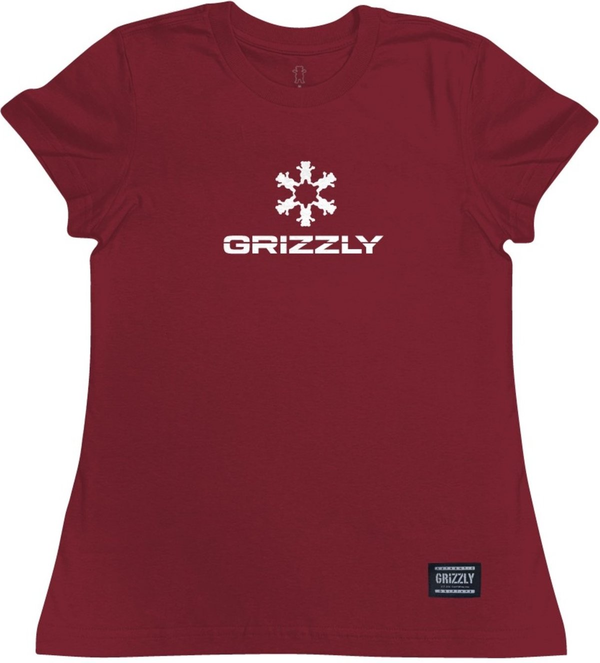 Imagem principal Camiseta Grizzly Outdoor Division Drift Girls Tee - BIKING RED vinho red Grizzly vinho red