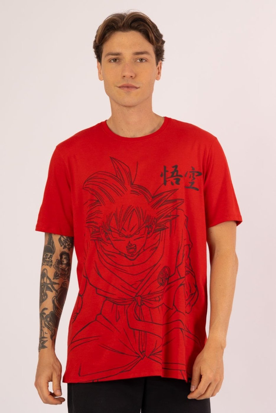 Imagem principal Camiseta Dragon Ball Z Goku Red PITICAS vermelho red PITICAS vermelho red