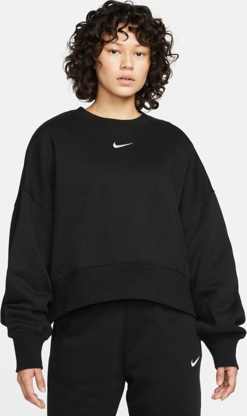 Imagem principal Blusão Nike Sportswear Phoenix Fleece Crew Feminino preto Nike preto