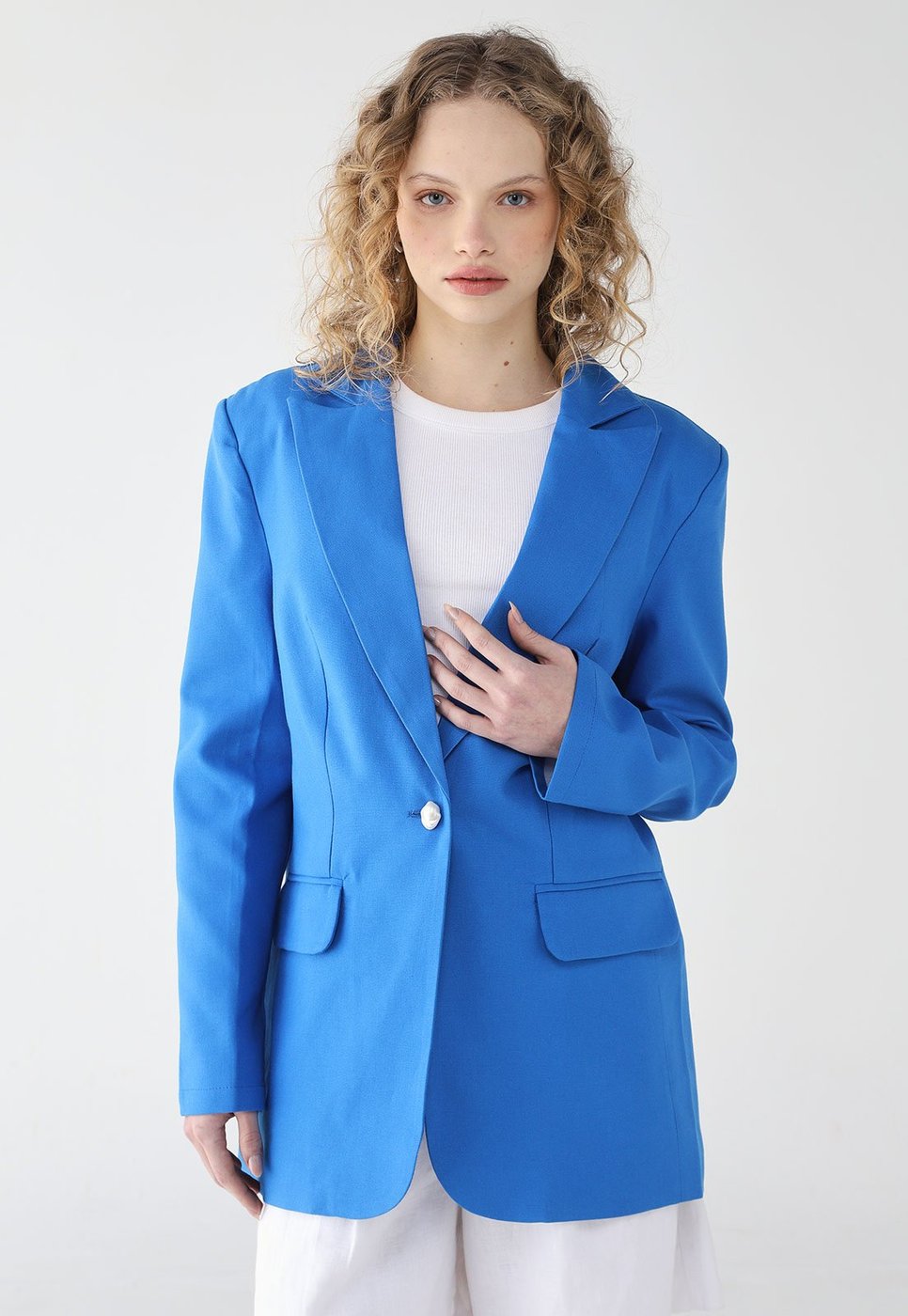 Blazer Lança Perfume Reto Tradicional