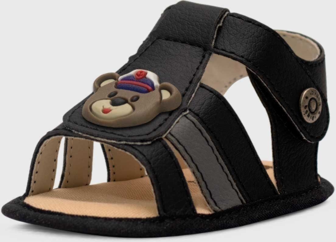 Imagem principal Infantil - Sandália de Urso Menino Recém Nascido Pópidí preto Pópidí preto