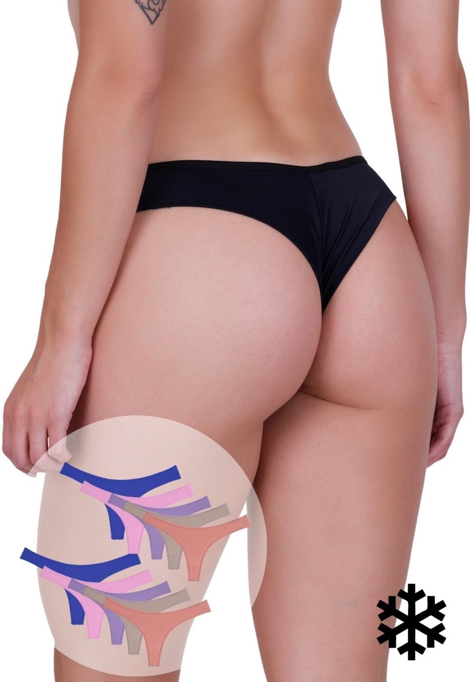 Imagem principal Kit 10 Calcinhas Femininas Microfibra Essencial Fio Duplo Conforto Diário Concept Lingerie multicolorido Concept Lingerie multicolorido