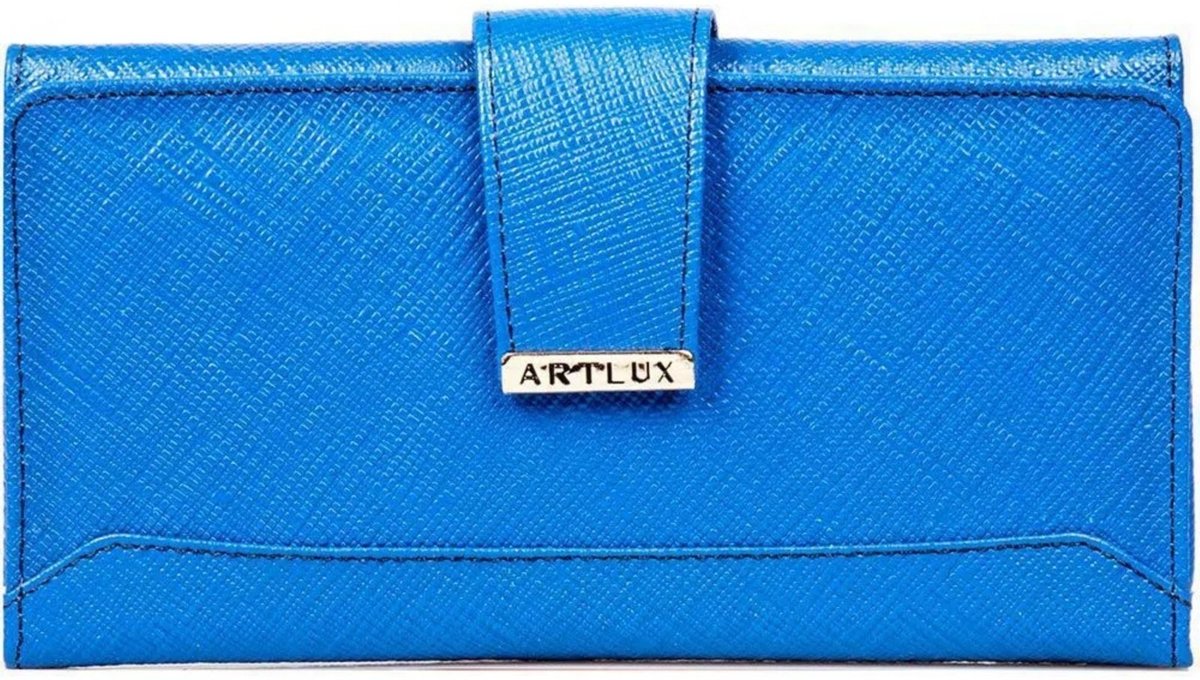 Imagem principal Carteira Feminina em Couro Artlux 510 Artlux azul