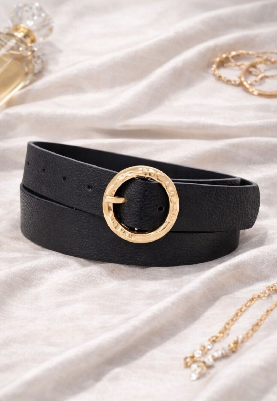 Cinto Cabanafree Fivela Dourada Circulo Real