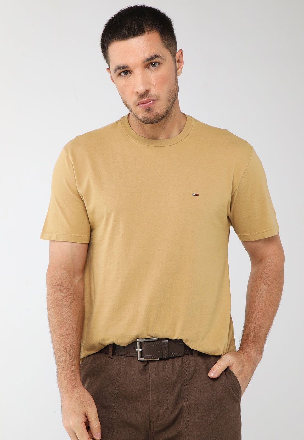 Imagem principal Camiseta Masculina Tommy Jeans TJM AB Jersey Tee azul Tommy Jeans azul