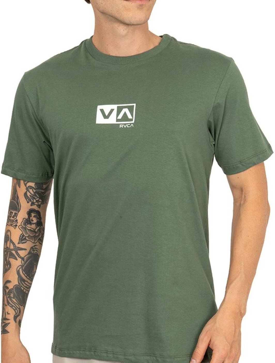 Imagem principal Camiseta RVCA Amini Balance Box PS SM26 Masculina verde RVCA verde